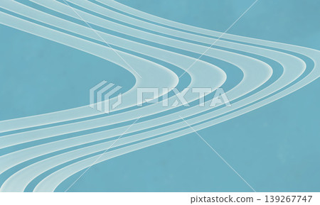 A blue background with wave-like curves. 139267747