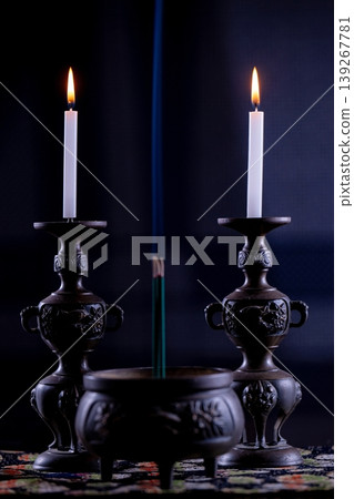 Candles and incense 139267781