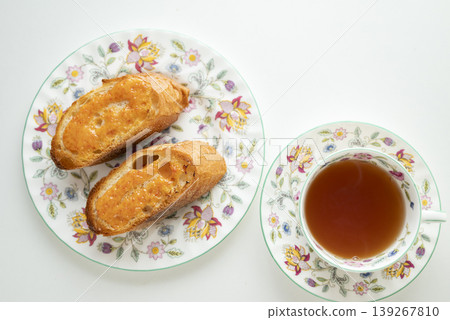 明太子法國棍和紅茶 明太子法國棍和紅茶 139267810