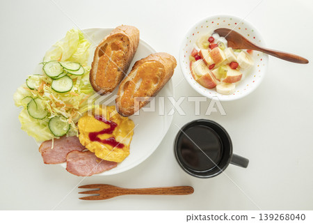 明太子法國麵包單人早餐 139268040