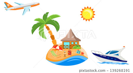 Vacation and Tourism Infographics 139268191