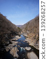 The beautiful and dynamic gorge of Ryuo Gorge, enveloped in the crisp winter air. 139268257