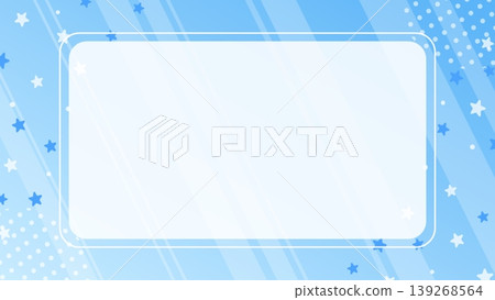Cute striped and star background frame Cute striped and star background frame 139268564