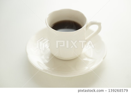 Coffee in white cup Coffee in white cup 139268579