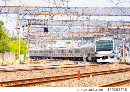 JR Joban Line E531 series train JR Joban Line E531 series train 139268718