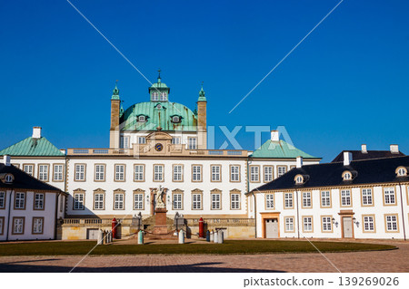 Fredensborg Palace in Denmark. Danish Royal Family's spring and autumn residence Fredensborg Palace in Denmark. Danish Royal Family's spring and autumn residence 139269026