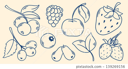 Set berries in Mediterranean style Set berries in Mediterranean style 139269156