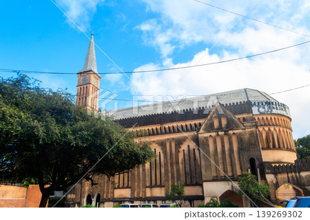 Anglican cathedral Christ Church in Stone Town, Zanzibar, Tanzania 139269302