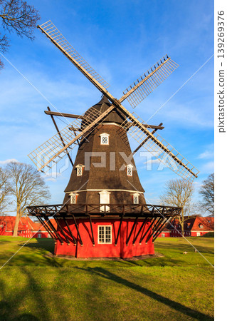 Windmill of Kastellet citadel in Copenhagen, Denmark Windmill of Kastellet citadel in Copenhagen, Denmark 139269376