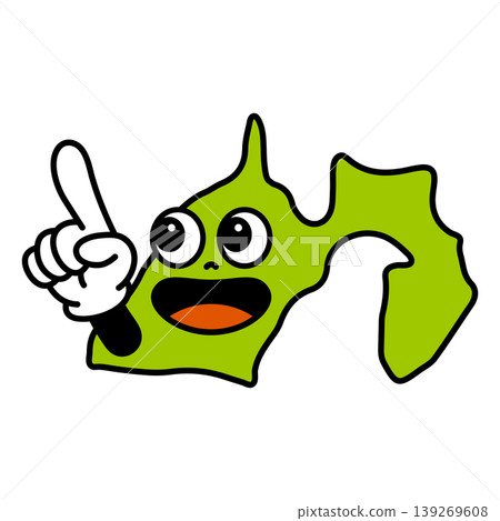 A simple character from Shizuoka Prefecture, Japan. A simple character from Shizuoka Prefecture, Japan. 139269608