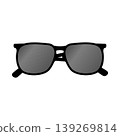 Black sunglasses illustration 139269814