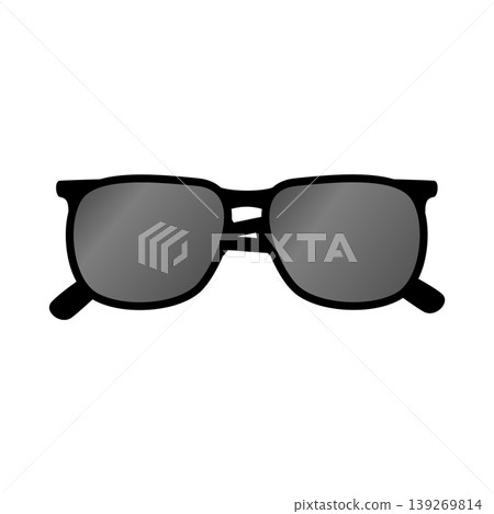 Black sunglasses illustration Black sunglasses illustration 139269814