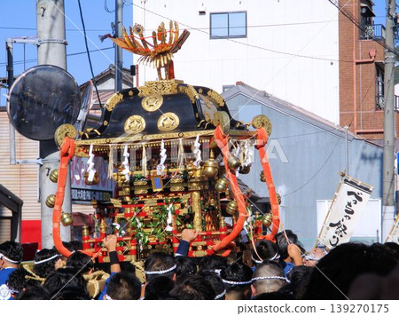 尾道別茶祭上的便攜式神社（廣島縣尾道市） 139270175