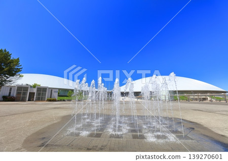 [Kagawa Prefecture] Sunport Takamatsu (Anabuki Arena Kagawa) on a clear day 139270601
