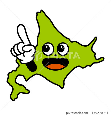 一個基於北海道簡圖的角色 一個基於北海道簡圖的角色 139270981