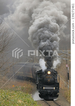 Ban'etsu West Line SL (Test run of the SL Shiawase no Kaze Fukushima) Ban'etsu West Line SL (Test run of the SL Shiawase no Kaze Fukushima) 139271461