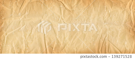 Wide vintage parchment paper banner texture Wide vintage parchment paper banner texture 139271528