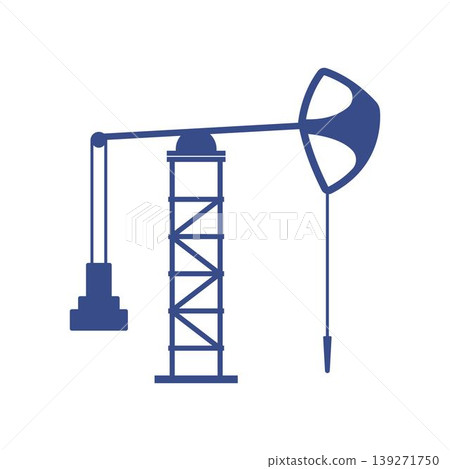 Oil and gas industry logo with drilling rig Oil and gas industry logo with drilling rig 139271750