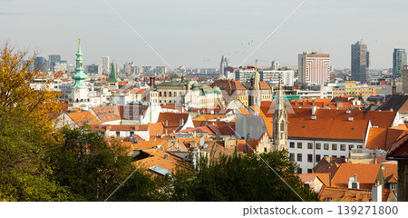 View of historical center of Bratislava, Slovakia 139271800