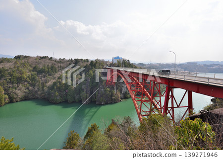 岐阜縣春季的江納京橋 139271946