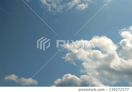 White clouds floating in the blue sky, creating a refreshing expanse of weather. White clouds floating in the blue sky, creating a refreshing expanse of weather. 139272577