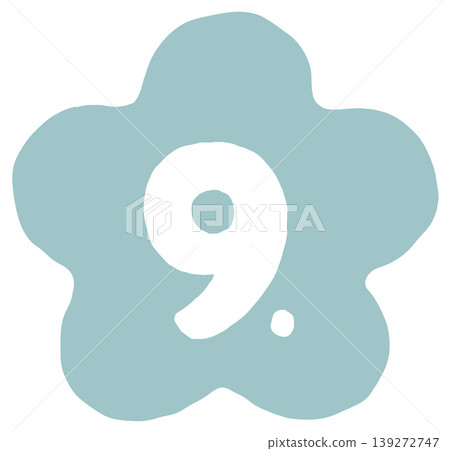 Flower count [9] Light blue 139272747