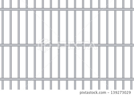 Illustration of a silver prison cell Illustration of a silver prison cell 139273029