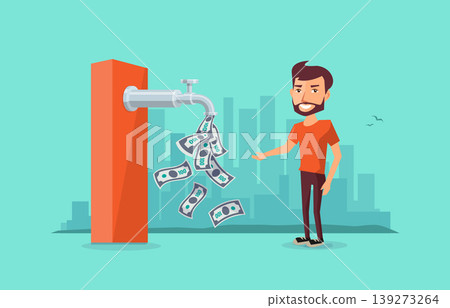 Faucet Passive Income Money Flowing to Man Faucet Passive Income Money Flowing to Man 139273264