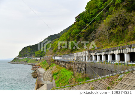 Oyashirazu Road (National Route 8) / Sandan Falls - viewed from the Ichiburi side (Itoigawa City, Niigata Prefecture) [2026.4] 139274521