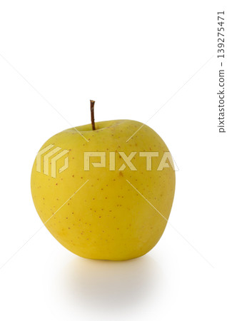 Yellow Green Apple Isolated on White Background 139275471