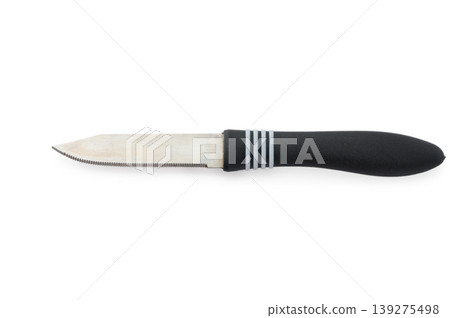 Paring Knife for Fruits and Vegetables Isolated on White Background 139275498