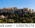 Acropolis of Athens with Parthenon and Erechtheion ancient temples, Greece. 139276178