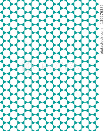 Blue-green hexagonal pattern background Blue-green hexagonal pattern background 139276383