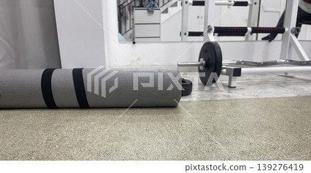 rug in empty gym for sport classes rug in empty gym for sport classes 139276419