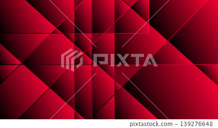 Abstract red geometric background with intersecting lines and triangular 139276648