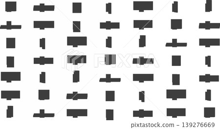 Abstract pattern of silhouettes of buildings with building silhouette, abstract Abstract pattern of silhouettes of buildings with building silhouette, abstract 139276669