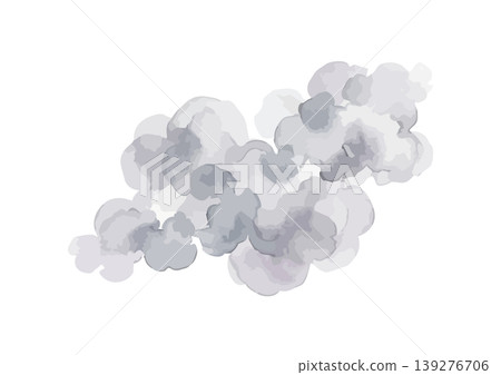 Watercolor-style smoke illustration Watercolor-style smoke illustration 139276706