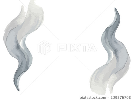 水彩風格的煙霧插圖 水彩風格的煙霧插圖 139276708