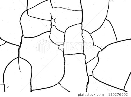Cracked paint texture on white surface with irregular fractured lines in distressed grunge background Cracked paint texture on white surface with irregular fractured lines in distressed grunge background 139276992