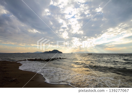 Seaside town of Turgutreis and spectacular sunsets Seaside town of Turgutreis and spectacular sunsets 139277067