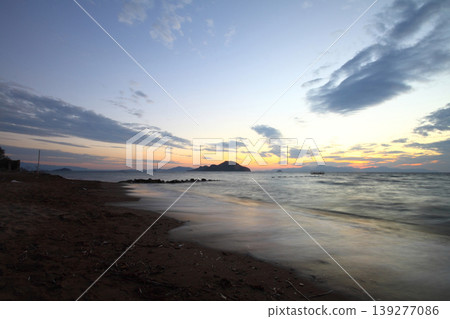 Seaside town of Turgutreis and spectacular sunsets Seaside town of Turgutreis and spectacular sunsets 139277086