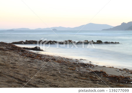 Seaside town of Turgutreis and spectacular sunsets Seaside town of Turgutreis and spectacular sunsets 139277099