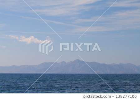 Seaside town of Turgutreis and spectacular sunsets Seaside town of Turgutreis and spectacular sunsets 139277106
