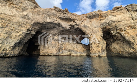 Cave on the coast of the island 139277114