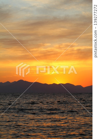 Seaside town of Turgutreis and spectacular sunsets 139277272