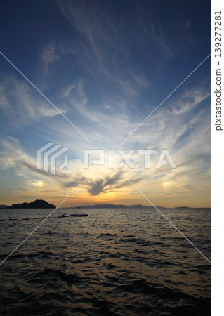 Seaside town of Turgutreis and spectacular sunsets Seaside town of Turgutreis and spectacular sunsets 139277281