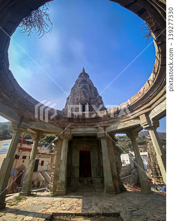 Small Hindu temple in Joipur, Jagat Shiromani Temple, home of Lord Krishna. Jaipur India 139277330