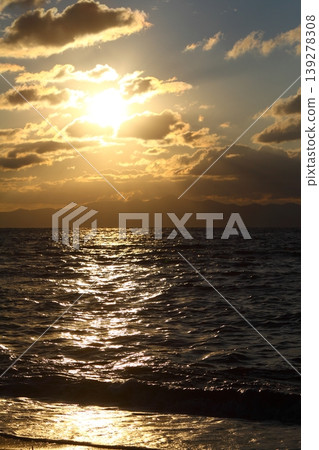 Seaside town of Turgutreis and spectacular sunsets Seaside town of Turgutreis and spectacular sunsets 139278308