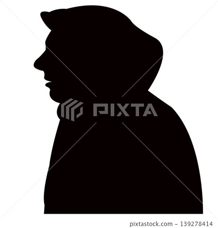 a woman head silhouette vector 139278414