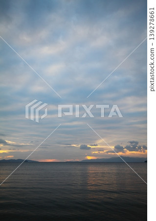 Seaside town of Turgutreis and spectacular sunsets Seaside town of Turgutreis and spectacular sunsets 139278661